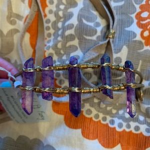 Free People crystal choker necklace